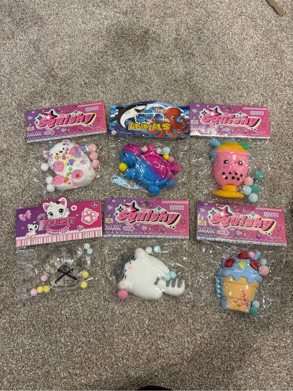 Taba Squishy - Bundle of 6